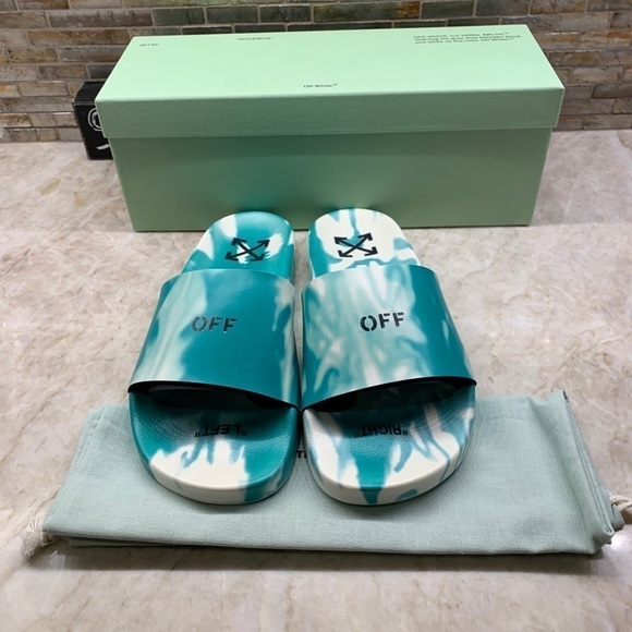 OFF-WHITE Tie-Dye Pool Slide Sandals - Picture 7 of 11